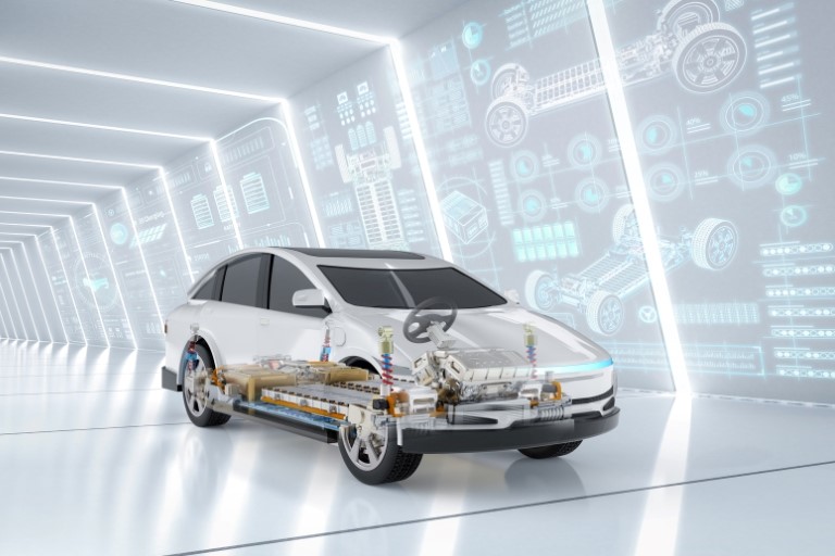 自動車エンジニアの将来性のイメージ画像‐電気自動車、自動運転車の写真